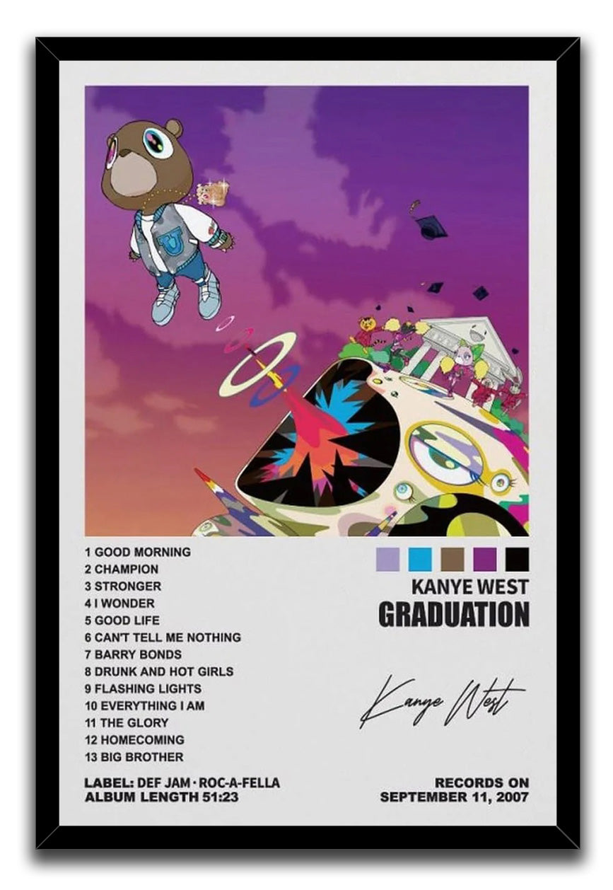 Kanye West Graduation Album Cover Posters (paper and canvas) art poster printing print