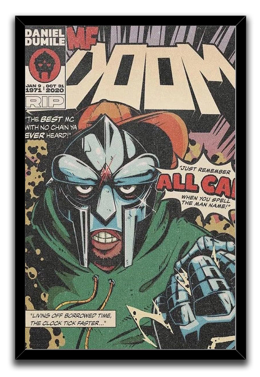 MF Doom Posters Prints Poster (paper and canvas) art poster printing print