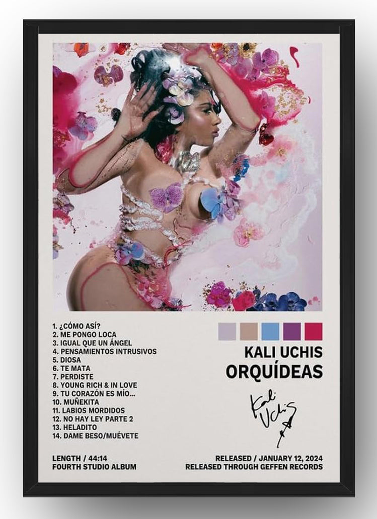 Kali Uchis Orquideas Album Cover Posters(Paper and Canvas) Art Poster Printing Print