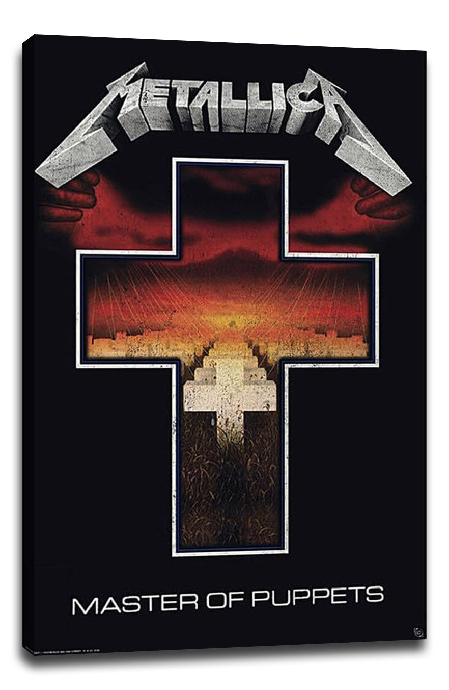 Metallica Master of Puppets Album Cover Music (Paper and Canvas) Art Poster Printing Print