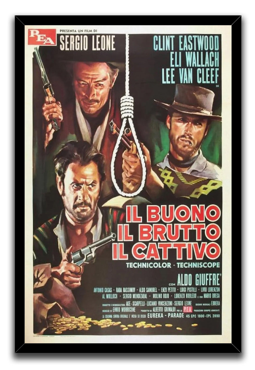 Good The Bad And The Ugly Movie Vintage Poster for Bedroom (paper and canvas) art poster printing print