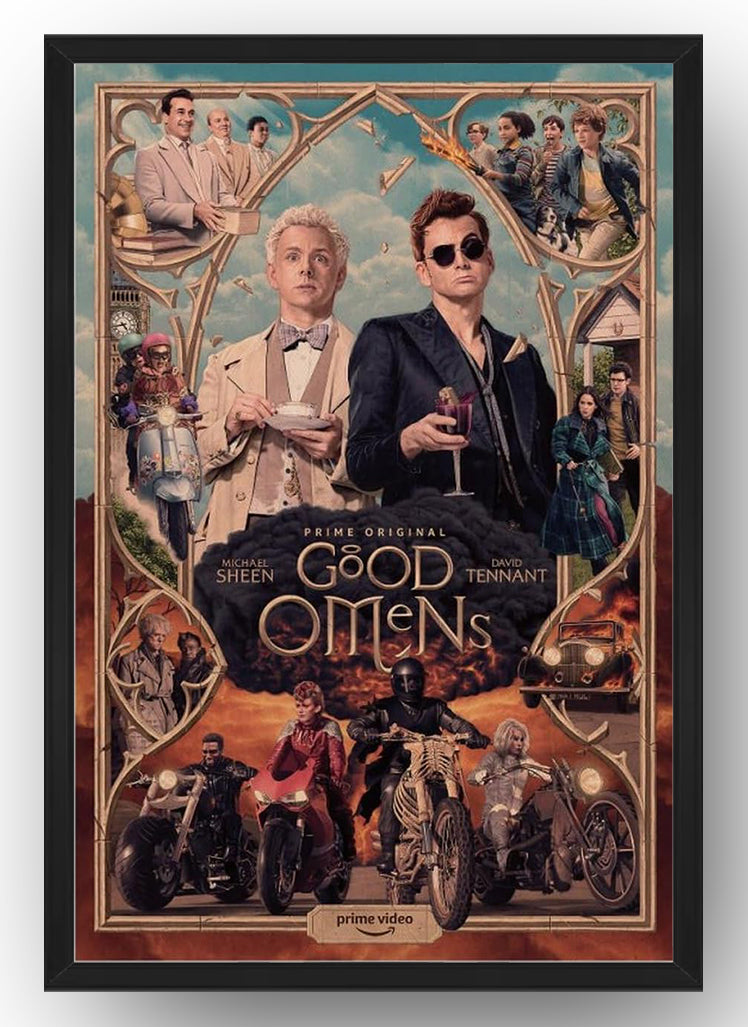 Classic Miniseries Poster Good Omens Decorative Art (Paper and Canvas) Art Poster Printing Print