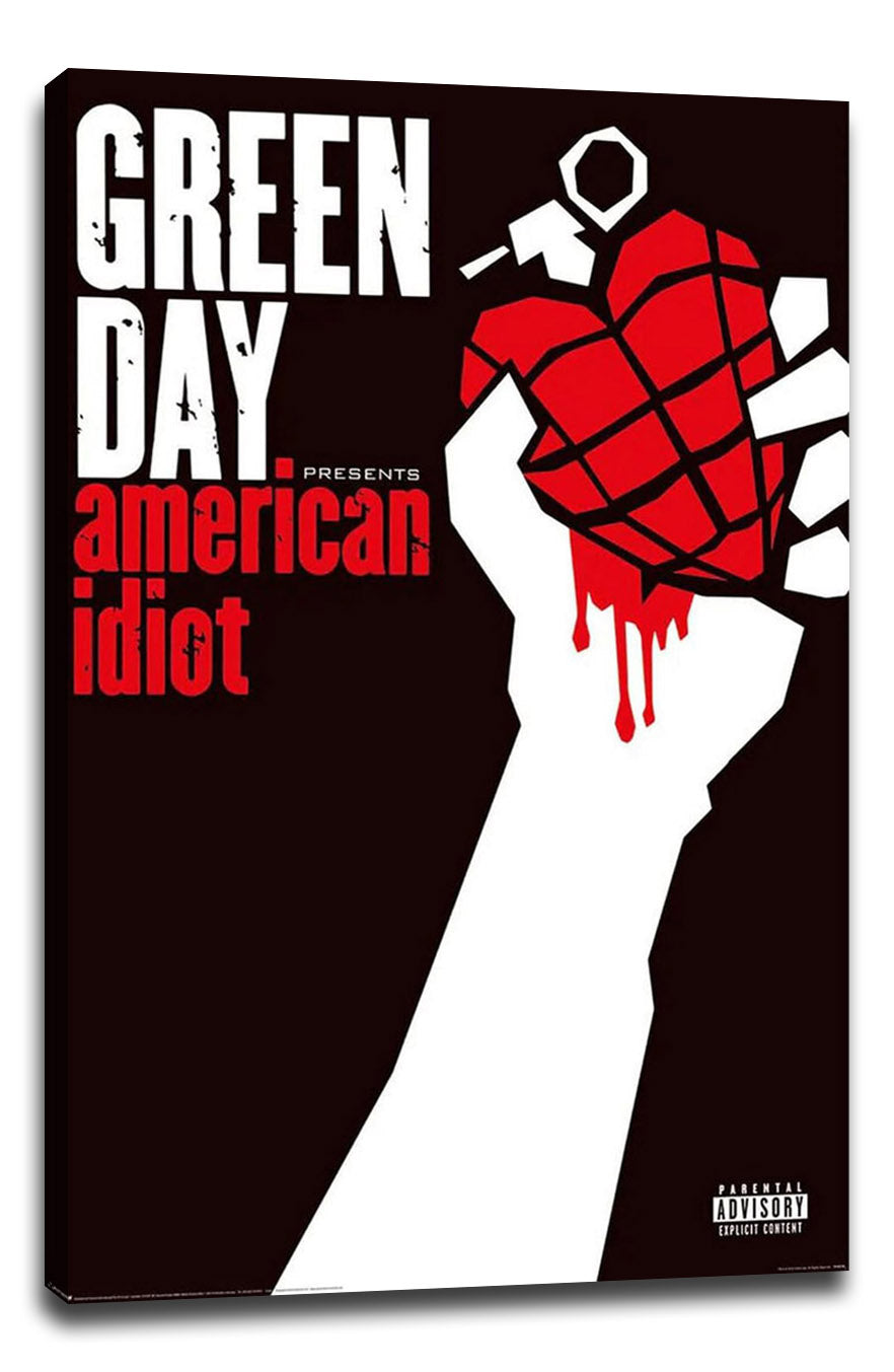 Green Day-American Idiot-Album Cover Music (Paper and Canvas) Art Poster Printing Print