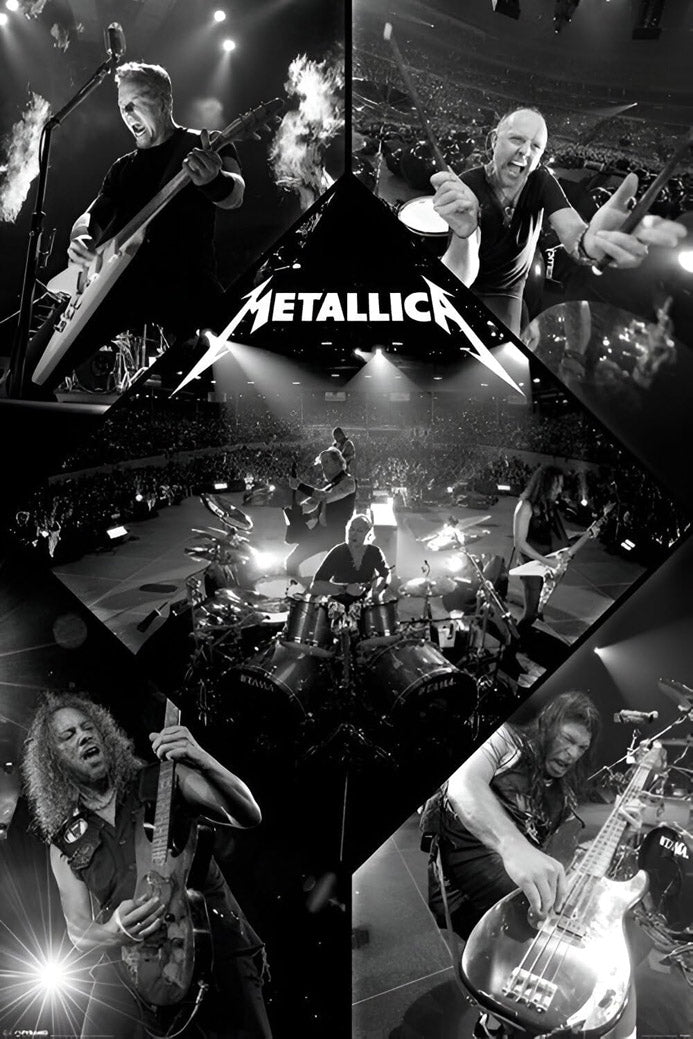 Metallica - Live Art Music (Paper and Canvas) Art Poster Printing Print