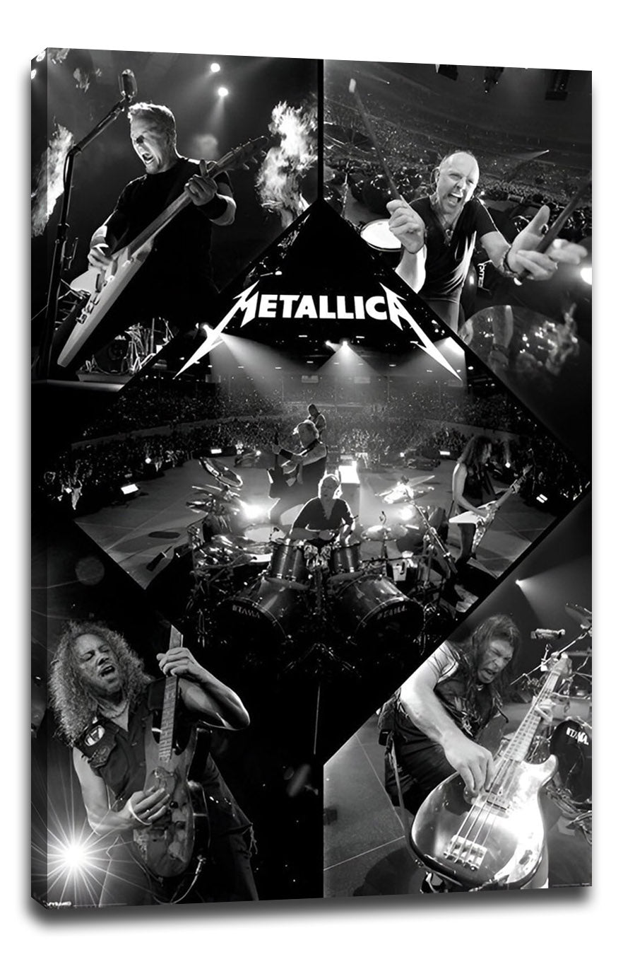 Metallica - Live Art Music (Paper and Canvas) Art Poster Printing Print