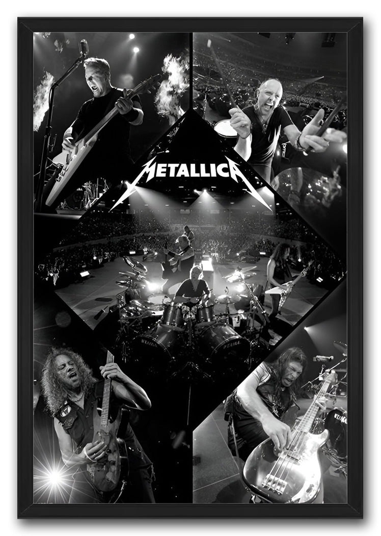 Metallica - Live Art Music (Paper and Canvas) Art Poster Printing Print