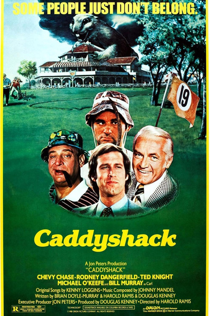 Caddyshack Movie (Paper and Canvas) Art Poster Printing Print