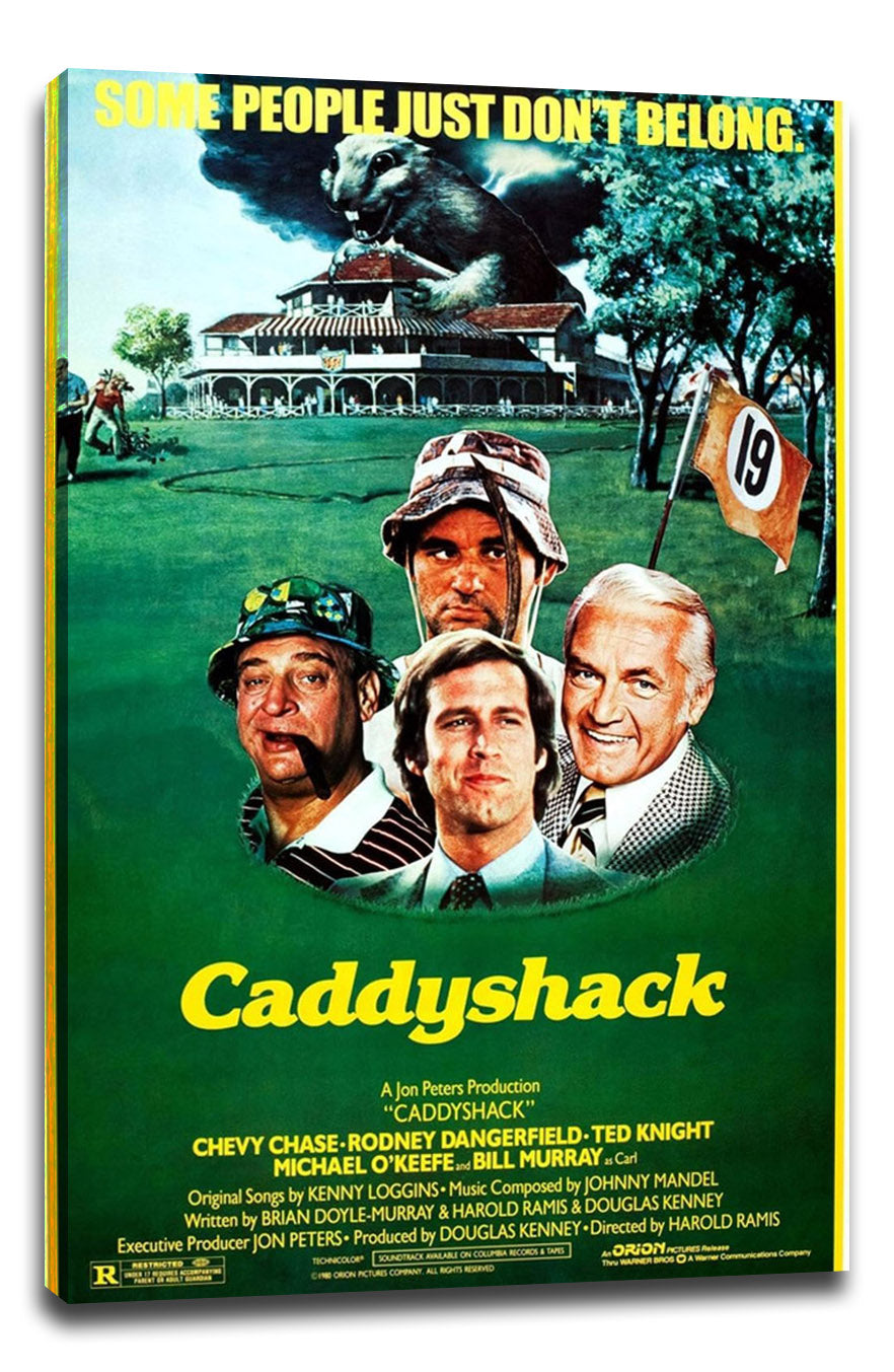 Caddyshack Movie (Paper and Canvas) Art Poster Printing Print