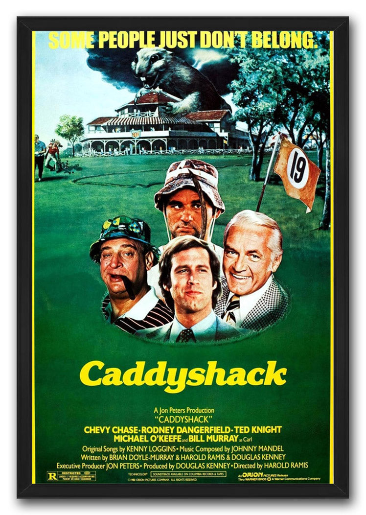 Caddyshack Movie (Paper and Canvas) Art Poster Printing Print