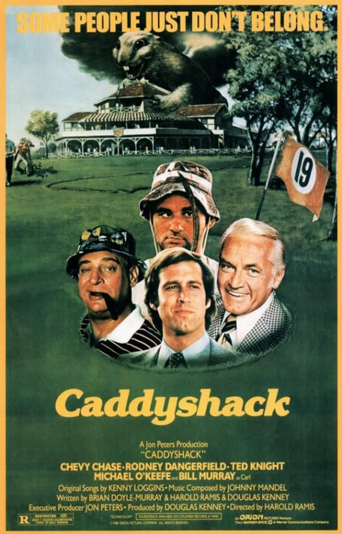 Caddyshack Movie (Paper and Canvas) Art Poster Printing Print