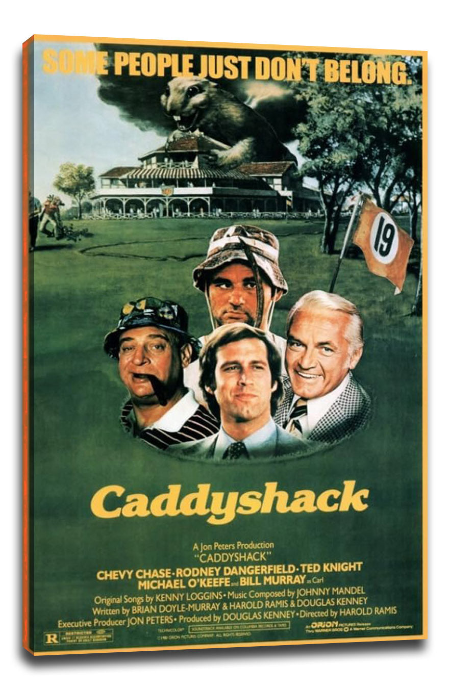 Caddyshack Movie (Paper and Canvas) Art Poster Printing Print