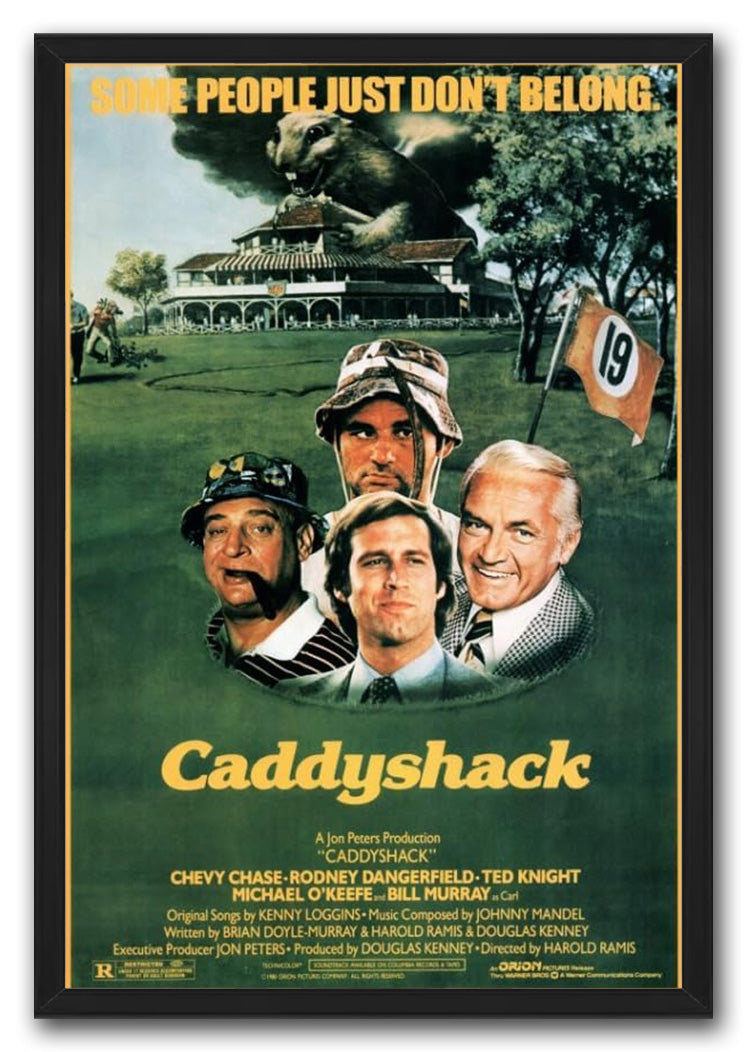 Caddyshack Movie (Paper and Canvas) Art Poster Printing Print