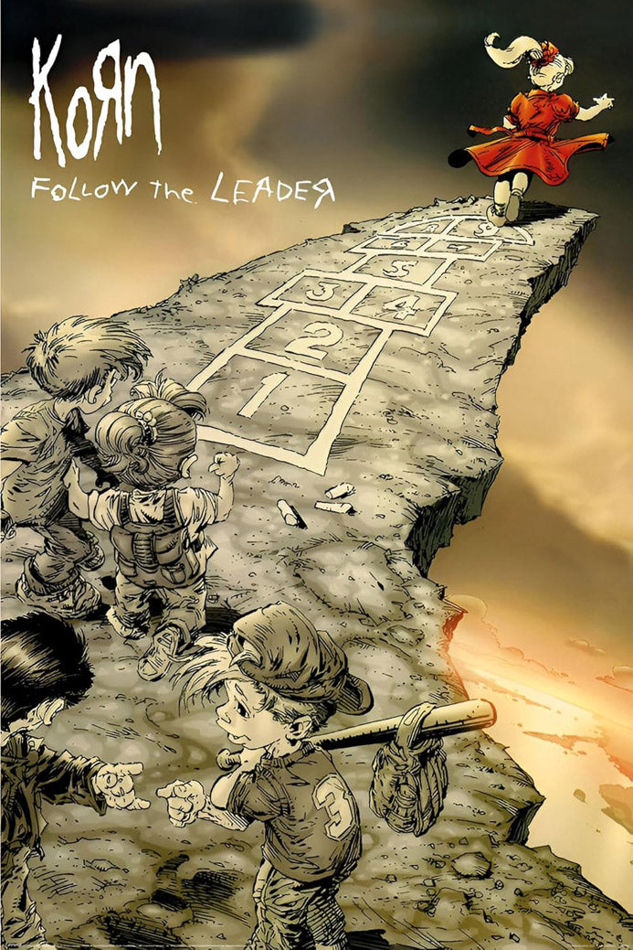 Korn - Follow the Leader Music (Paper and Canvas) Art Poster Printing Print B0CM3C2K2S