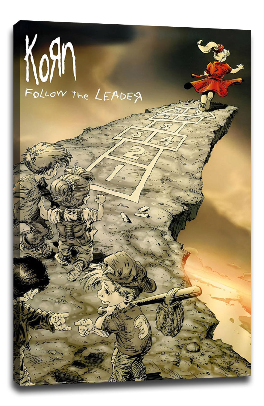 Korn - Follow the Leader Music (Paper and Canvas) Art Poster Printing Print B0CM3C2K2S