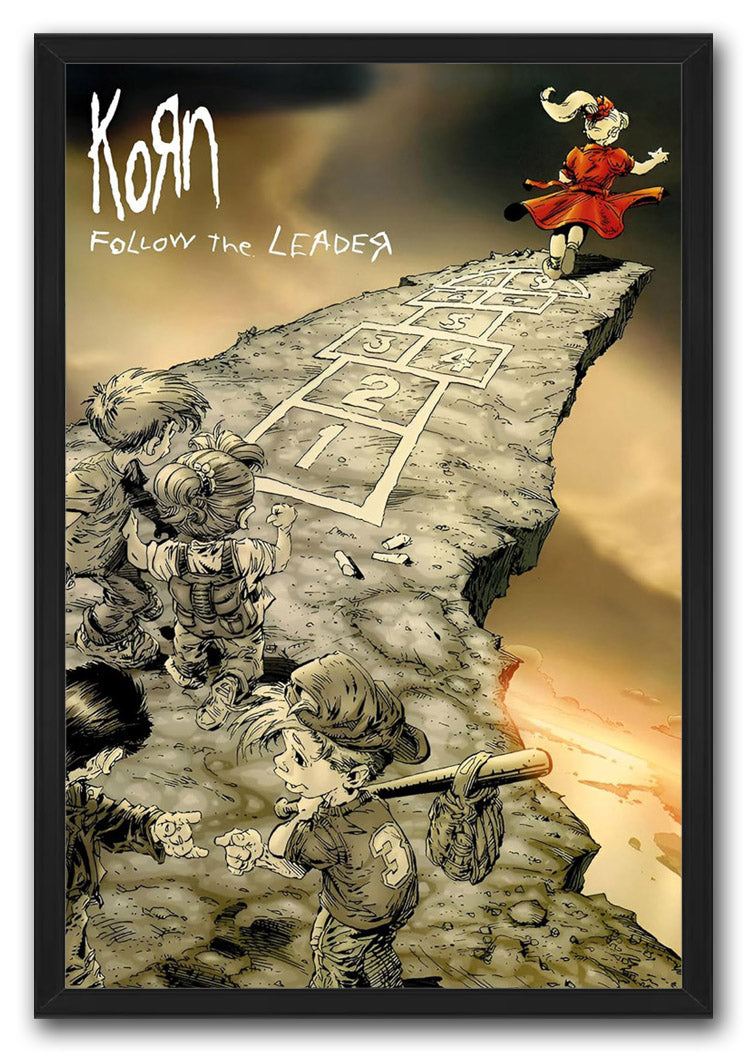 Korn - Follow the Leader Music (Paper and Canvas) Art Poster Printing Print B0CM3C2K2S