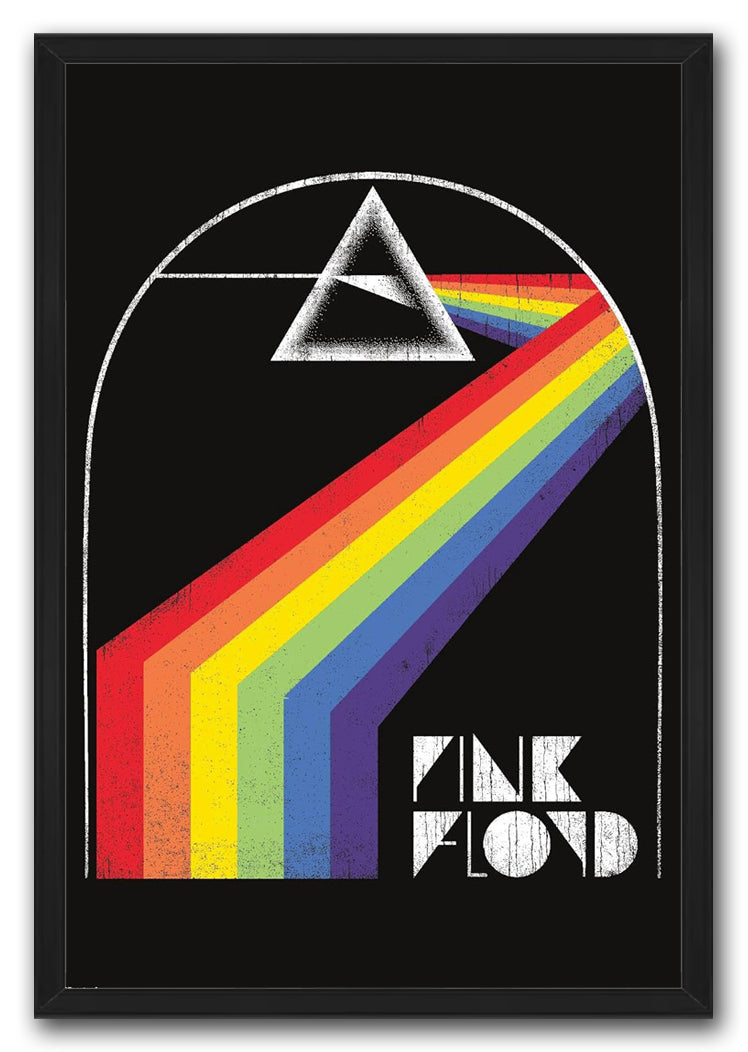 Pink Floyd The Dark Side Of The Moon Illustration Variant Wall Music (Paper and Canvas) Art Poster Printing Print