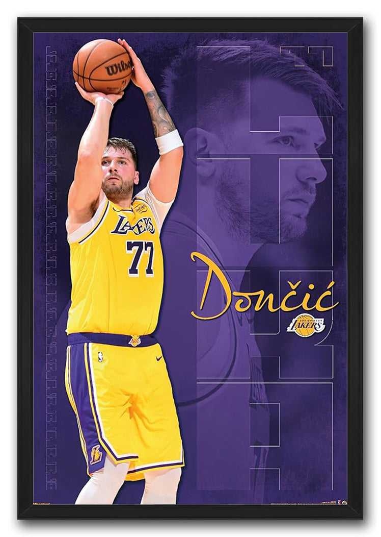 Los Angeles Lakers - Luka Doncic 25 NBA (Paper and Canvas) Art Poster Printing Print