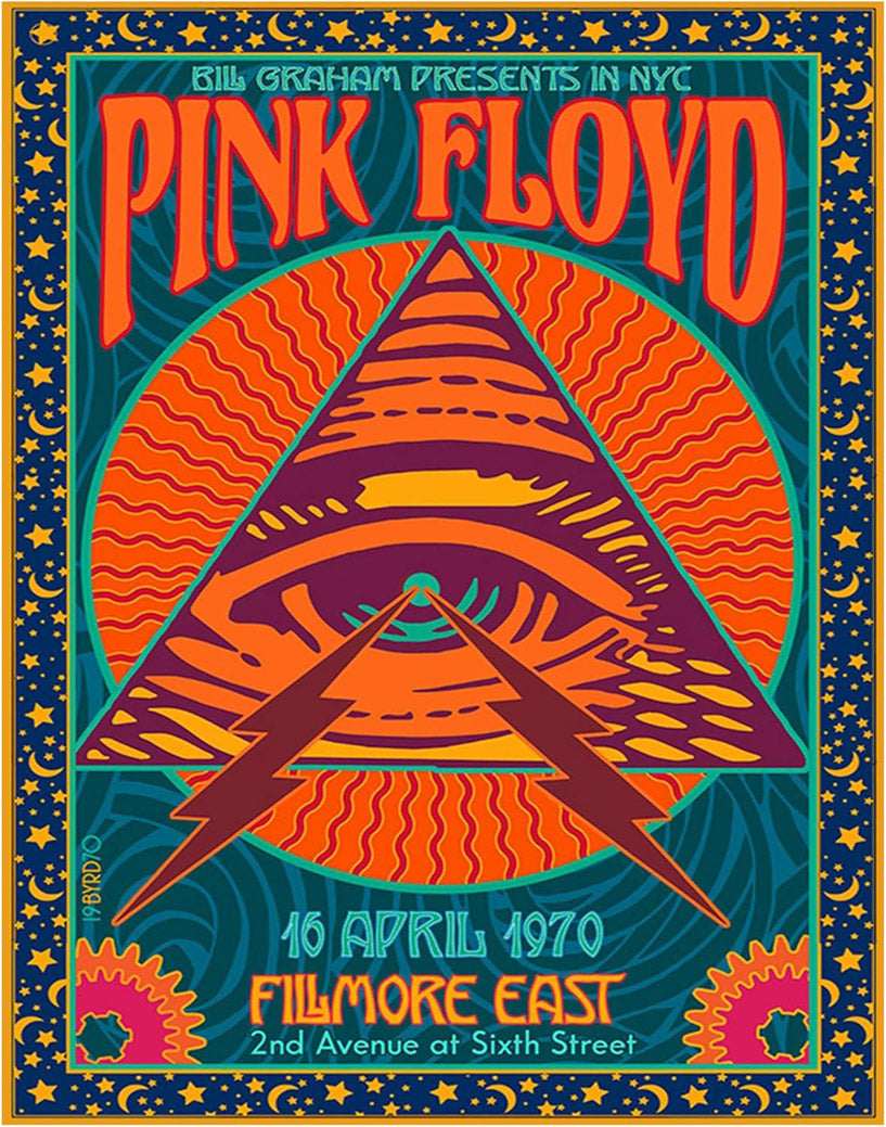 Pink Floyd Rock Music (Paper and Canvas) Art Poster Printing Print