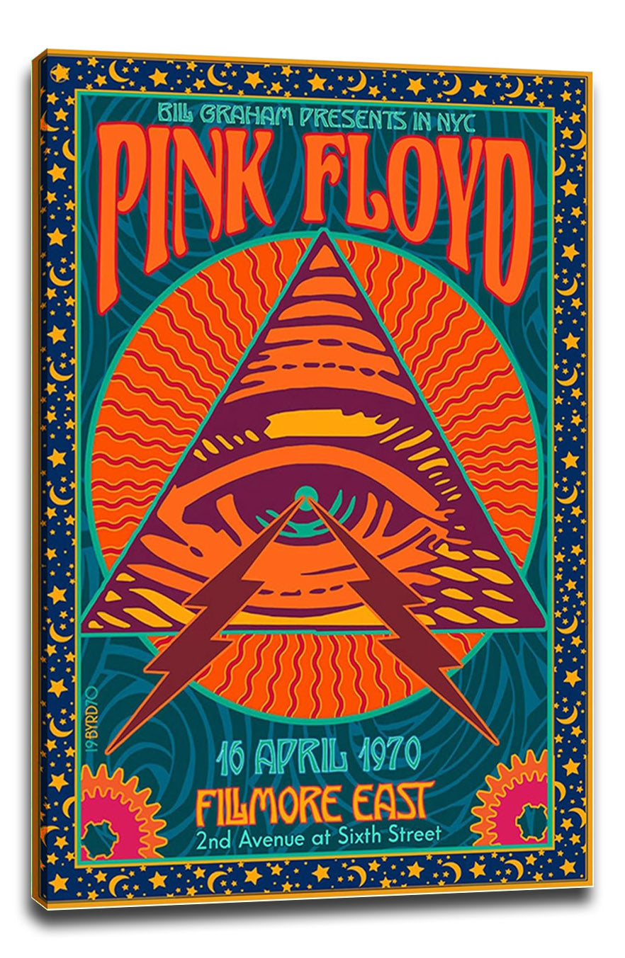 Pink Floyd Rock Music (Paper and Canvas) Art Poster Printing Print