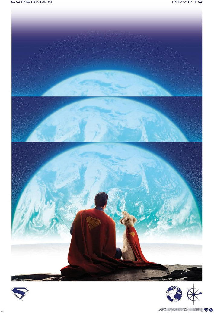 DC Comics Superman (2025) - Moon Teaser Movie (Paper and Canvas) Art Poster Printing Print