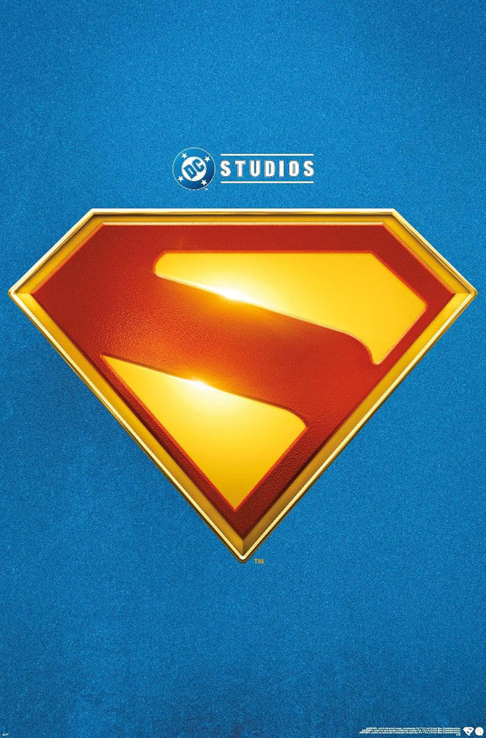 DC Comics Superman (2025) - Logo Movie (Paper and Canvas) Art Poster Printing Print