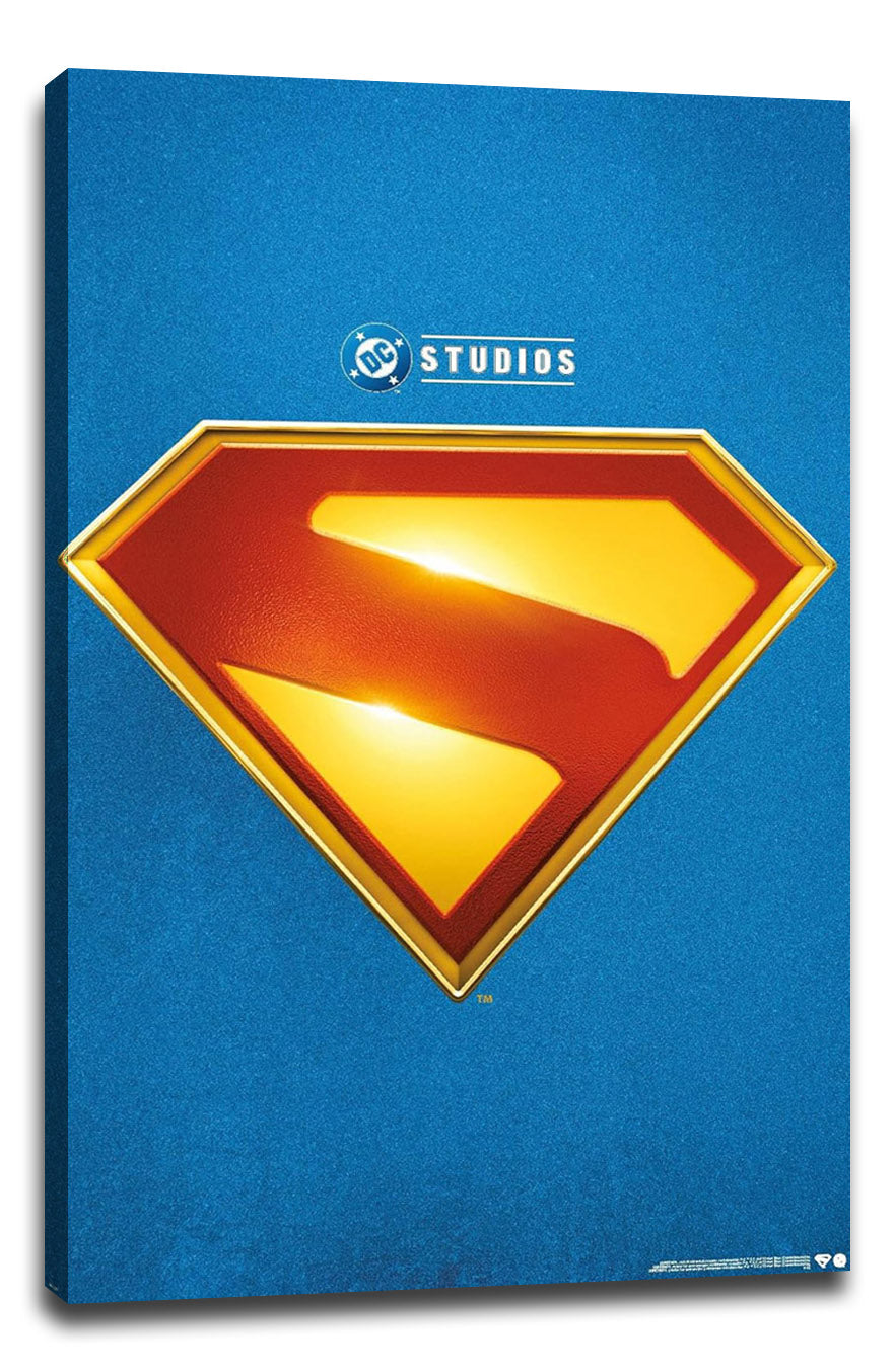 DC Comics Superman (2025) - Logo Movie (Paper and Canvas) Art Poster Printing Print