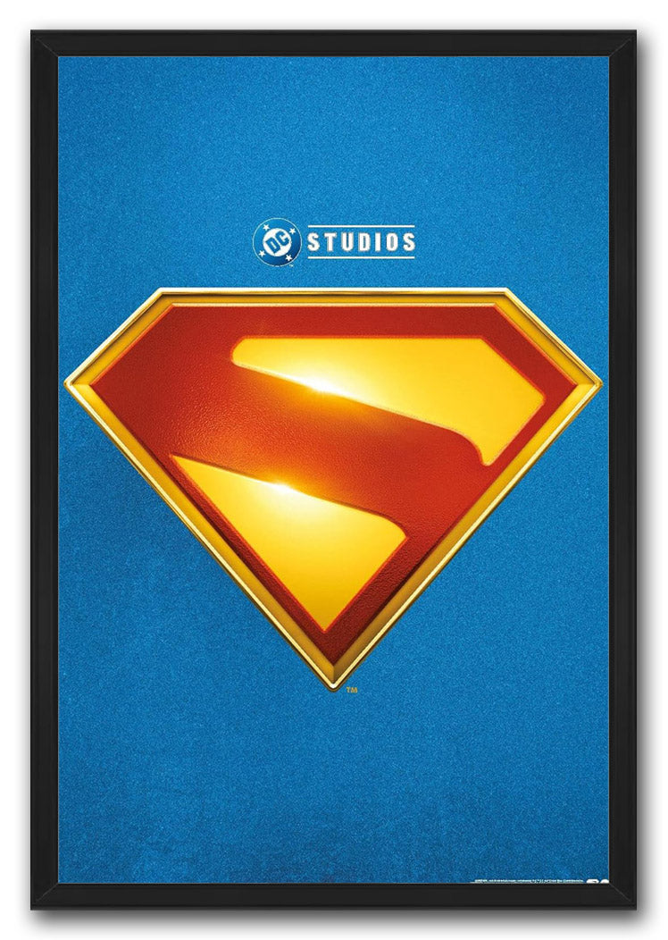 DC Comics Superman (2025) - Logo Movie (Paper and Canvas) Art Poster Printing Print