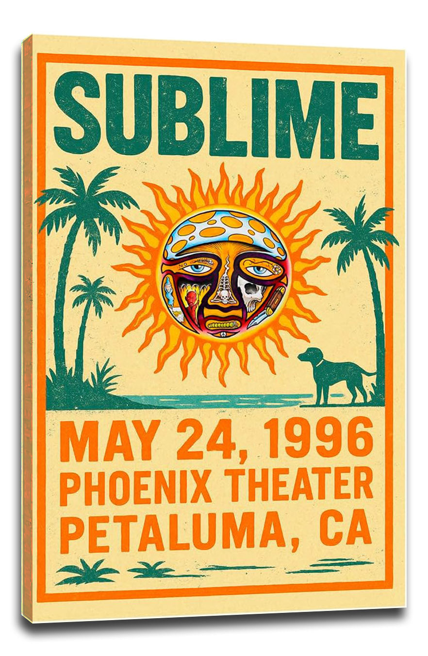 Sublime Poster,Concert at the Phoenix Theater Music (Paper and Canvas) Art Poster Printing Print