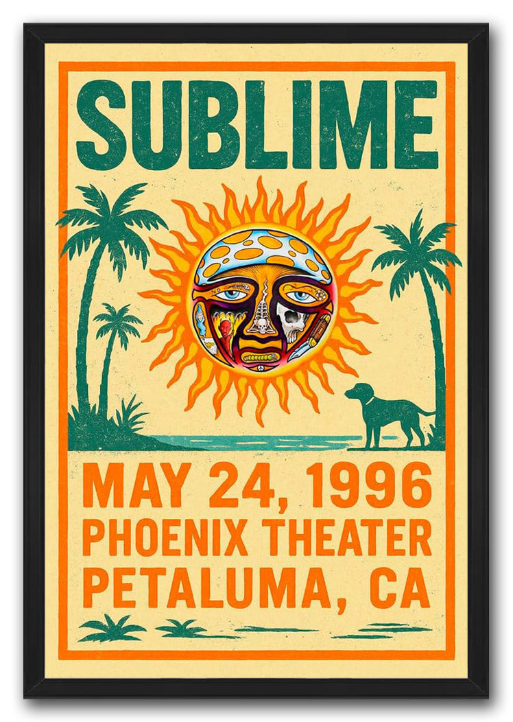Sublime Poster,Concert at the Phoenix Theater Music (Paper and Canvas) Art Poster Printing Print