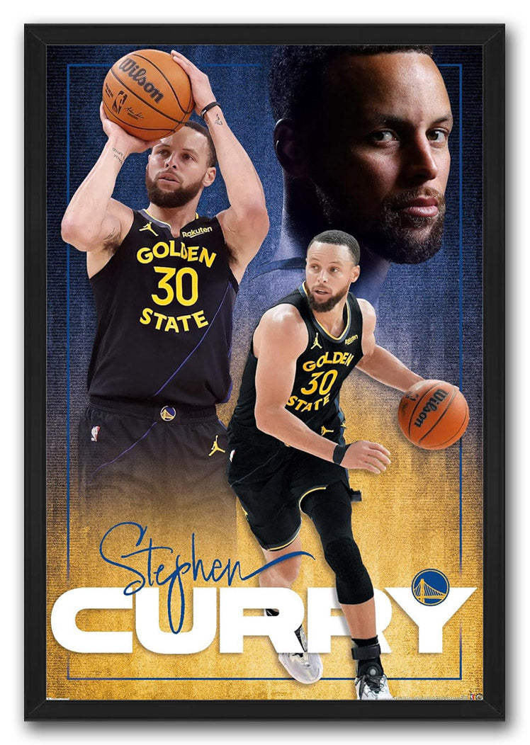 Golden State Warriors - Stephen Curry 25 Wall NBA (Paper and Canvas) Art Poster Printing Print