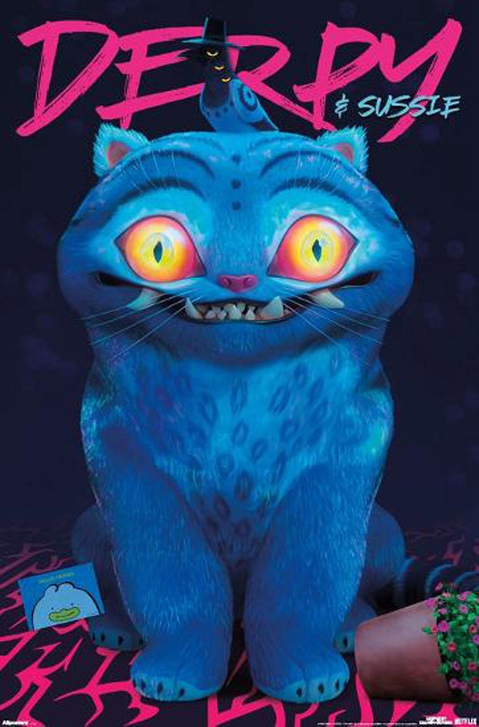 KPop Demon Hunters (2025) - Derpy & Sussie Movie (Paper and Canvas) Art Poster Printing Print