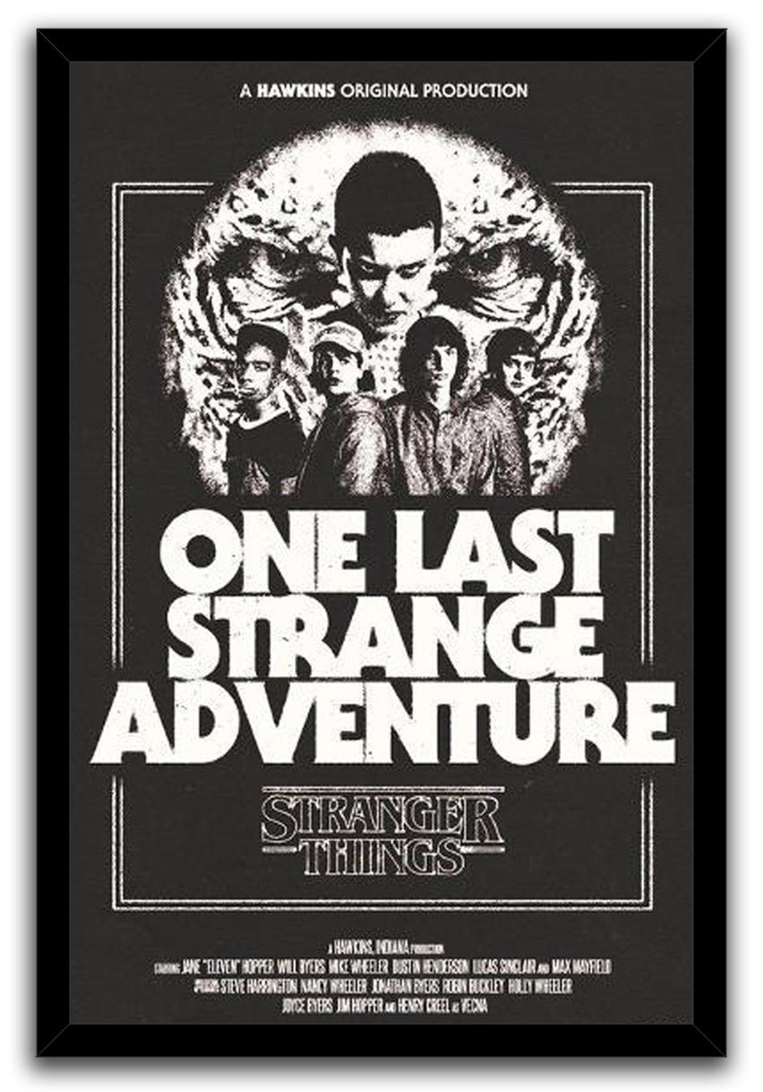 Stranger Things 5 One Last Strange Adventure TV Series (Paper and Canvas) Art Poster Printing Print