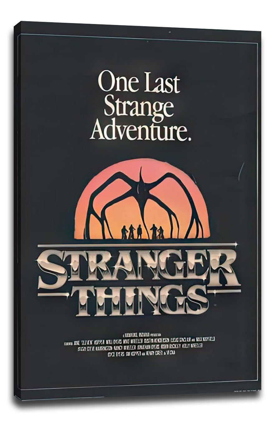Stranger Things 5 One Last Strange Adventure TV Series (Paper and Canvas) Art Poster Printing Print