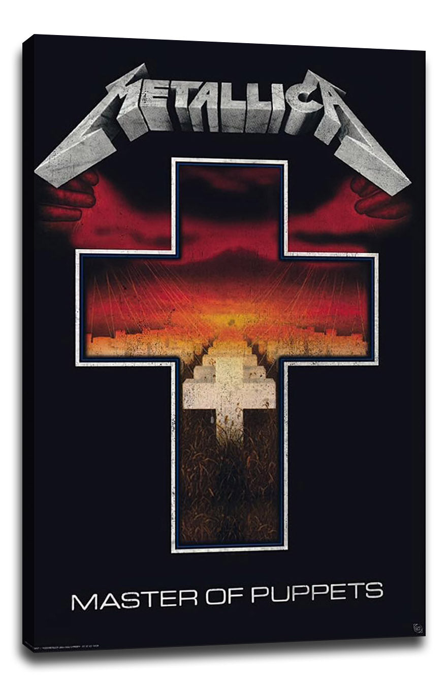 Metallica-Master Of Puppets-Album Cover Music (Paper and Canvas) Art Poster Printing Print
