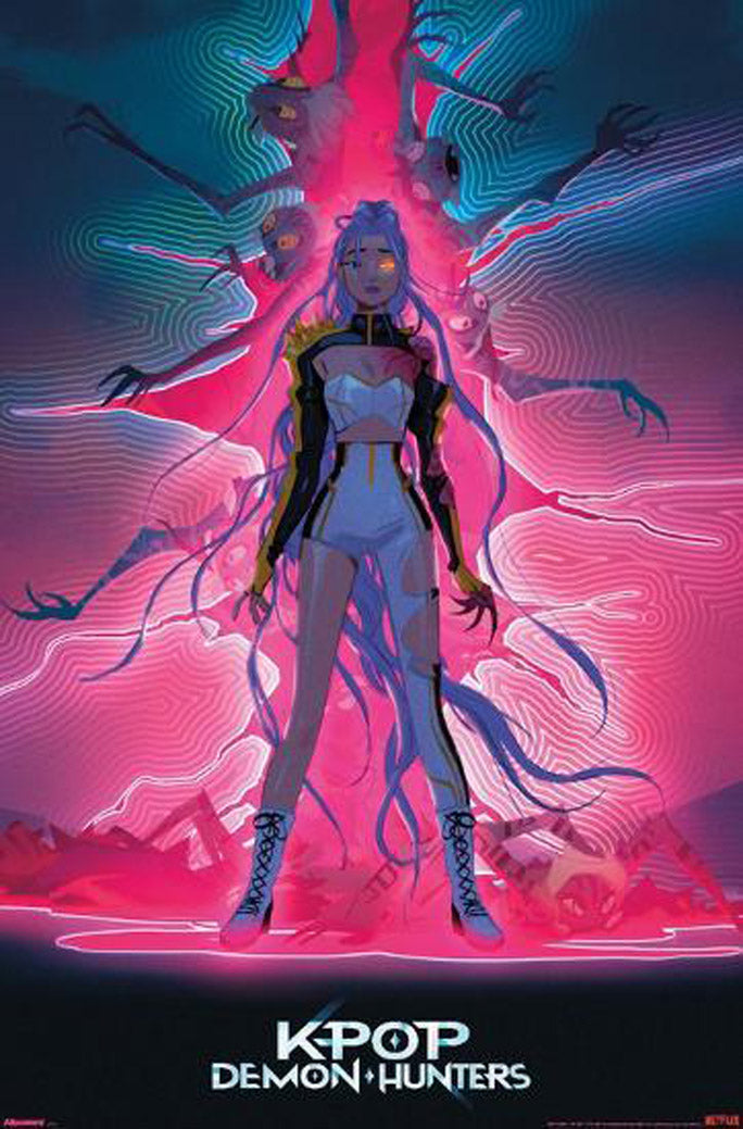 KPop Demon Hunters (2025) - Rumi Dimensional Rip Movie (Paper and Canvas) Art Poster Printing Print