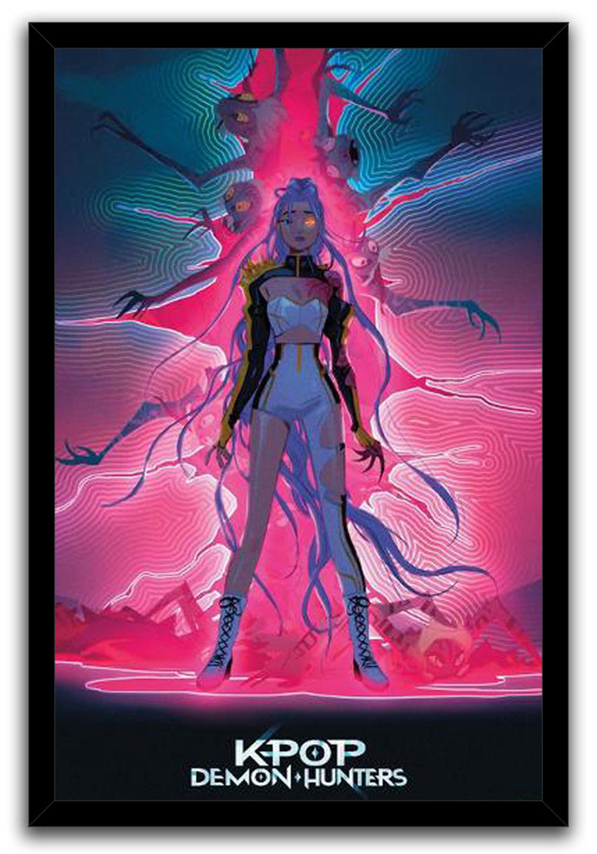 KPop Demon Hunters (2025) - Rumi Dimensional Rip Movie (Paper and Canvas) Art Poster Printing Print