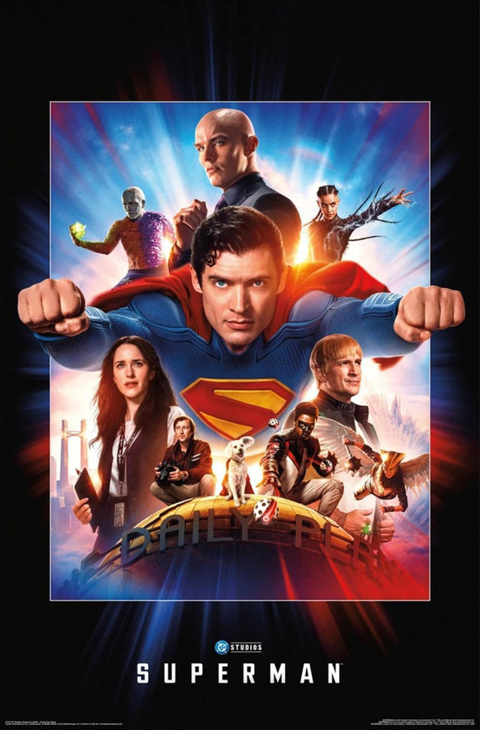 DC Studios Superman (2025) Movie (Paper and Canvas) Art Poster Printing Print