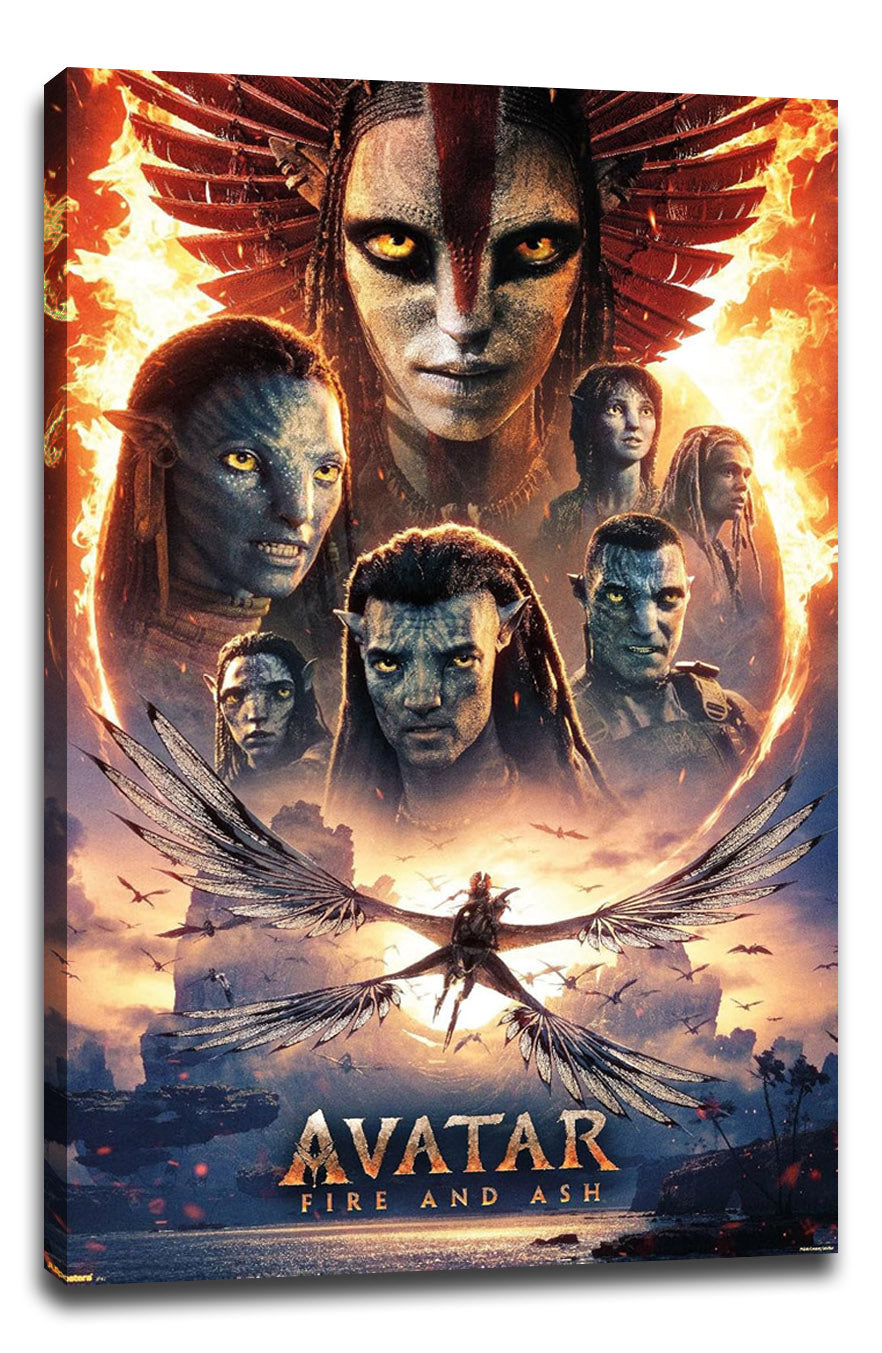 Avatar: Fire and Ash (2025) Movie (Paper and Canvas) Art Poster Printing Print