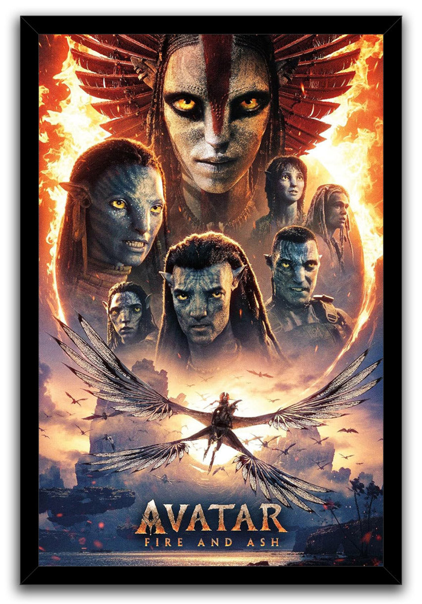 Avatar: Fire and Ash (2025) Movie (Paper and Canvas) Art Poster Printing Print