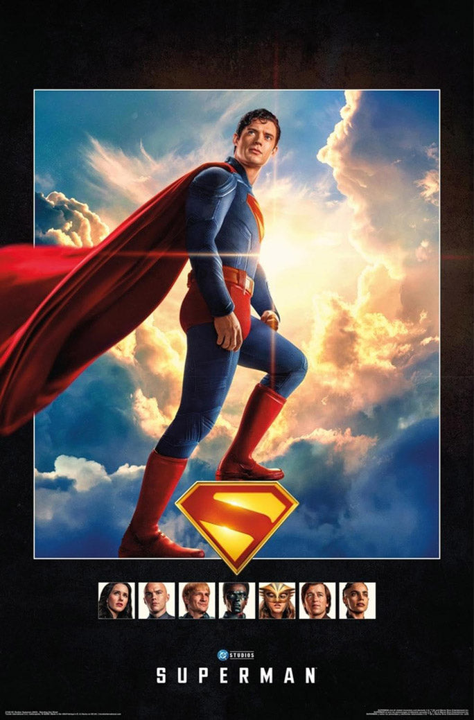 DC Studios Superman (2025) Movie (Paper and Canvas) Art Poster Printing Print