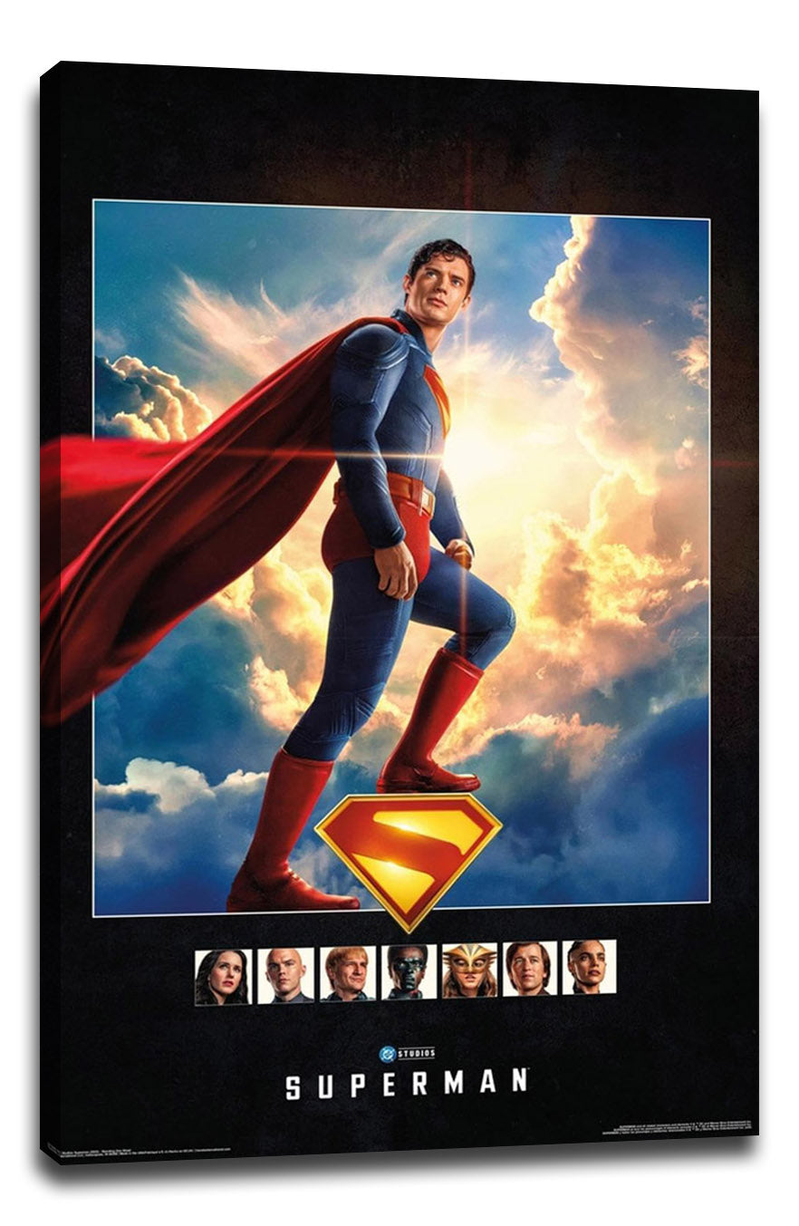 DC Studios Superman (2025) Movie (Paper and Canvas) Art Poster Printing Print