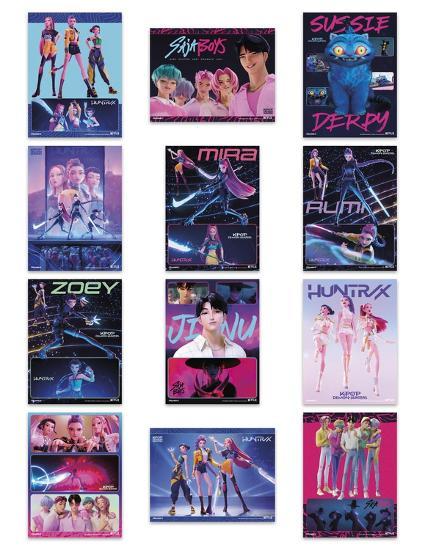 KPop Demon Hunters (2025) Movie (Paper and Canvas) Art Poster Printing Print