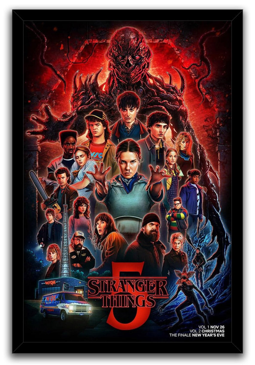 Stranger Things Season 5 TV Series (Paper and Canvas) Art Poster Printing Print