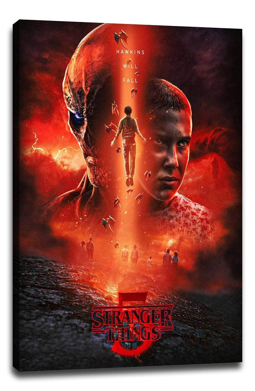 Stranger Things Season 5 TV Series (Paper and Canvas) Art Poster Printing Print