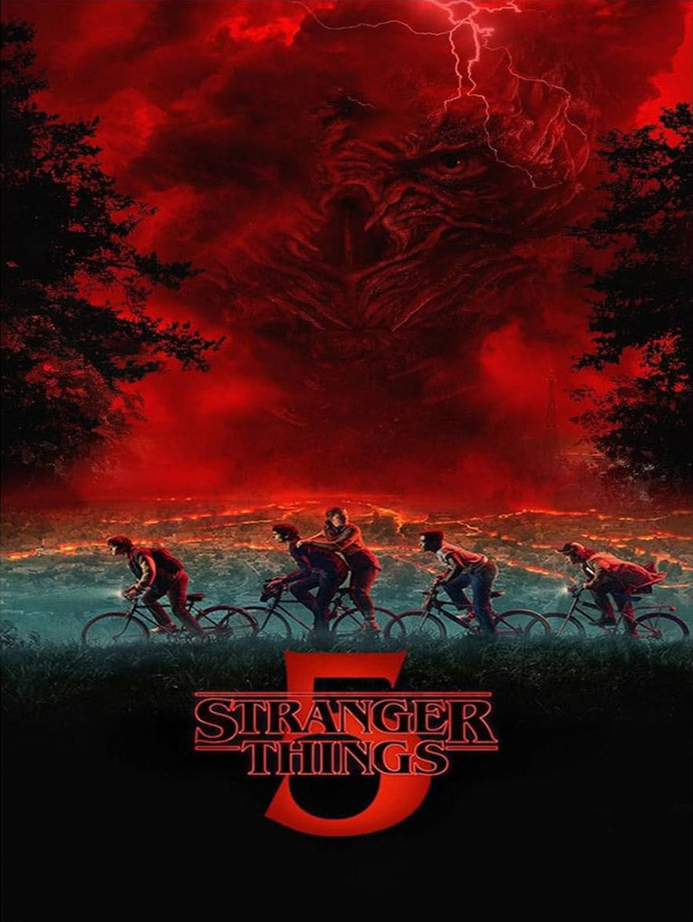 Stranger Things Season 5 TV Series (Paper and Canvas) Art Poster Printing Print