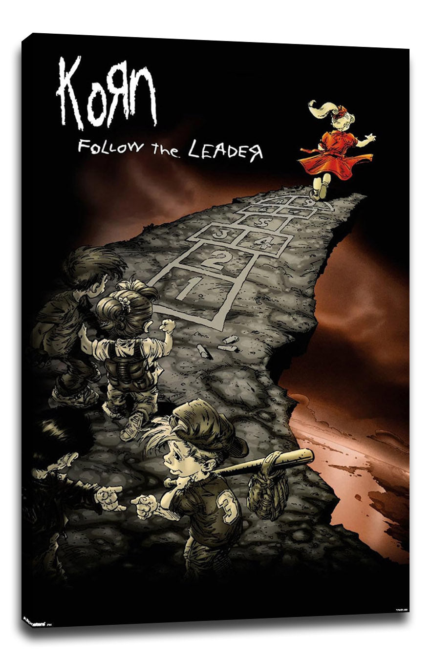 Korn - Follow The Leader Music (Paper and Canvas) Art Poster Printing Print