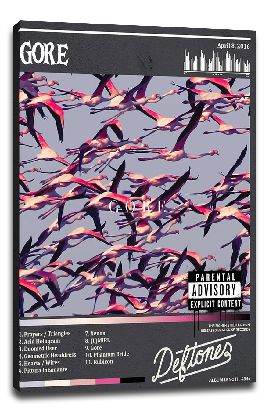Gore Deftones Music (Paper and Canvas) Art Poster Printing Print