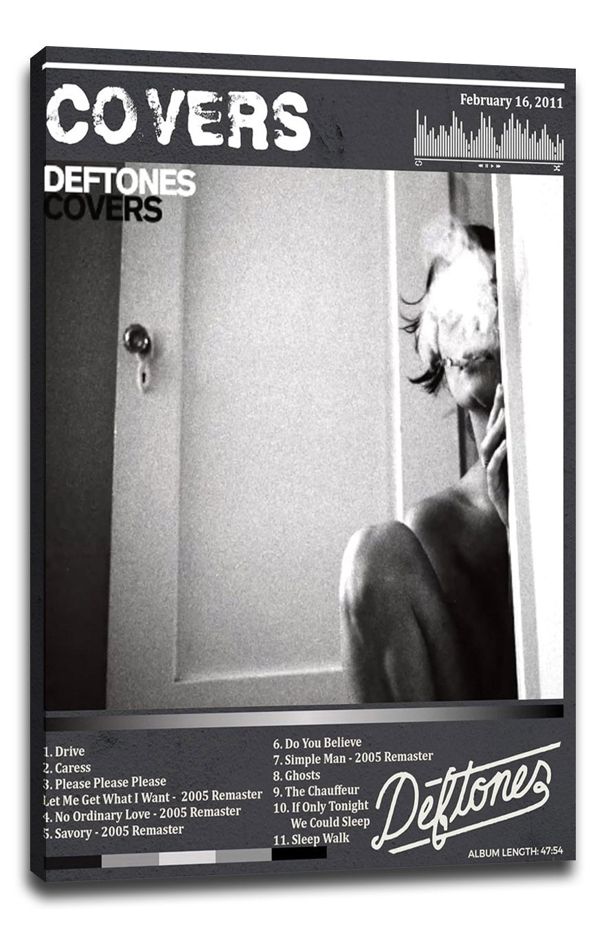 Covers Deftones Artwork - Retro Rock Music (Paper and Canvas) Art Poster Printing Print
