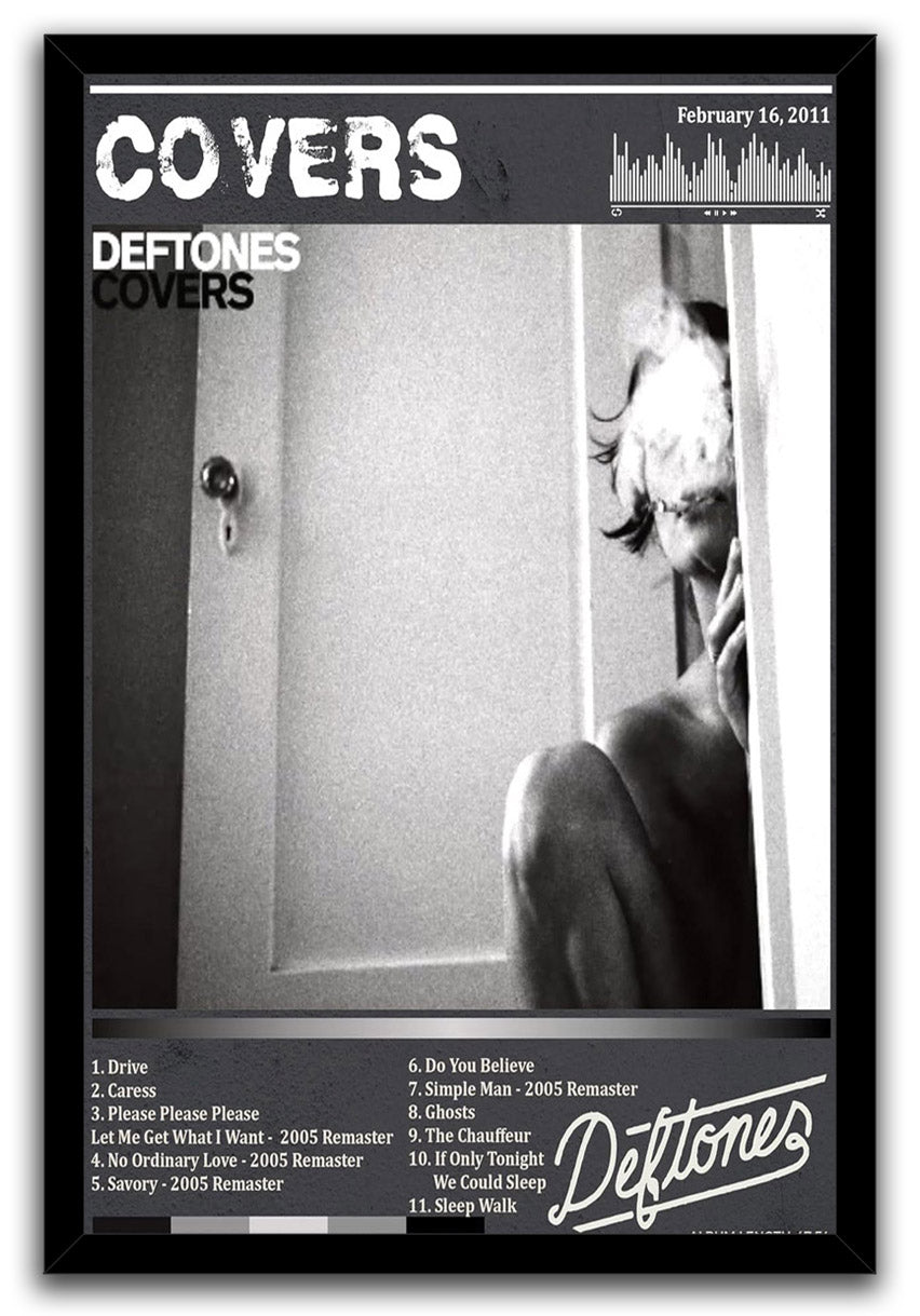 Covers Deftones Artwork - Retro Rock Music (Paper and Canvas) Art Poster Printing Print