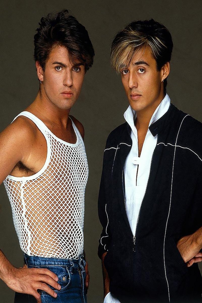 Wham! George Michael and Andrew Ridgeley Decorative Painting (paper and canvas) art poster printing print